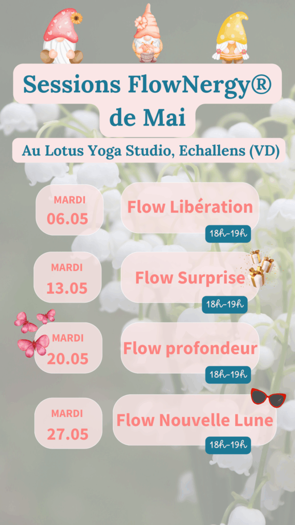 Sessions - mise en mouvement – Vaud – Lausanne - Echallens - FlowNergy