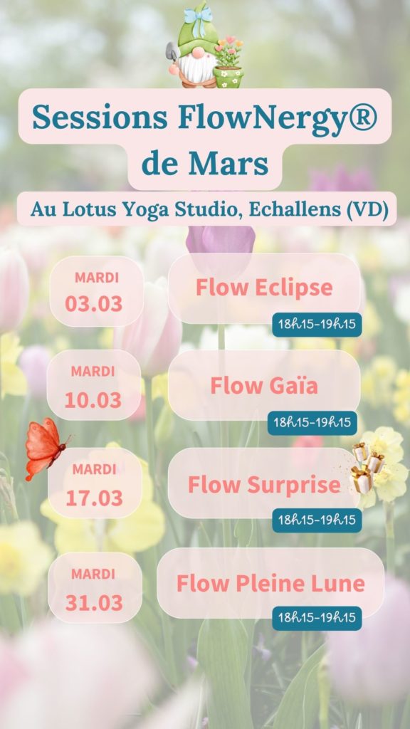 Sessions - mise en mouvement – Vaud – Lausanne - Echallens - FlowNergy