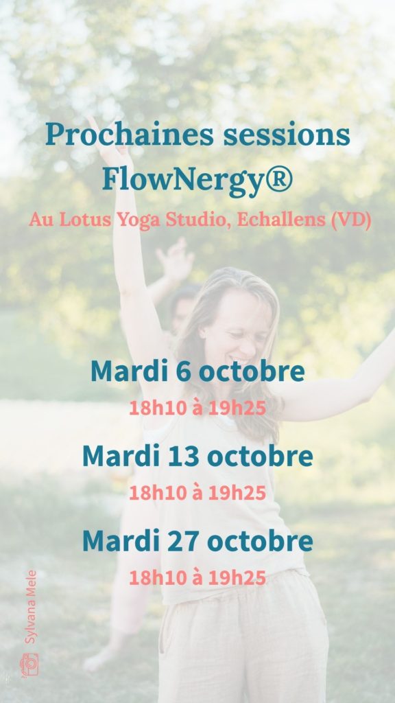 Sessions - mise en mouvement – Vaud - gros-de-vaud – Lausanne - Echallens - Assens - FlowNergy