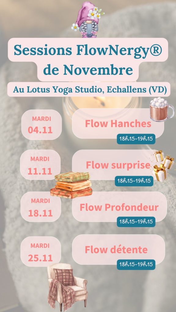 Sessions - mise en mouvement – Vaud – Lausanne - Echallens - FlowNergy