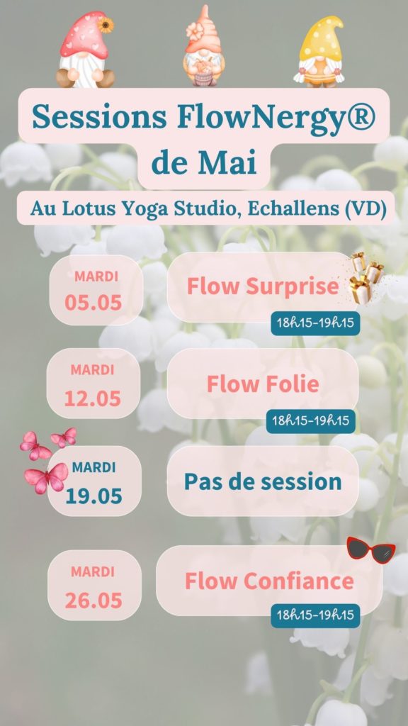 Sessions - mise en mouvement – Vaud – Lausanne - Echallens - FlowNergy