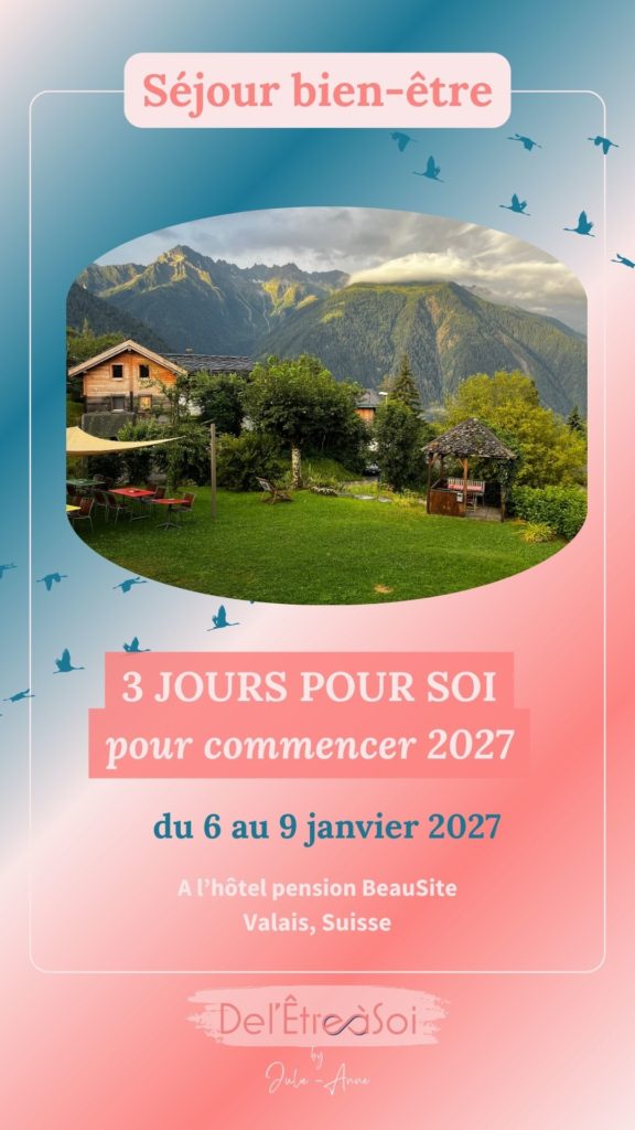 Nouvelle année - 2027 - Séjour - pause - week-end - se ressourcer - se reposer - prendre le temps - souffler - ralentir - prendre soin de soi